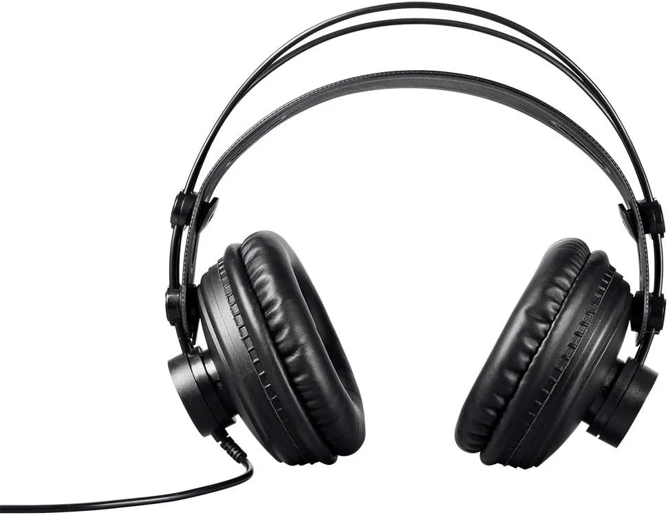 Monoprice - 116150 Modern Retro Over Ear Headphones with Ultra-Comfortable Ear Pads Perfect for Mobile Devices, HiFi