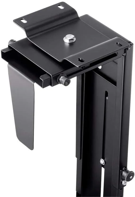 Monoprice PC Tower Holder - Adjustable Under Desk Mount, Designed for Use with Sit-Stand Desks - Workstream Collection