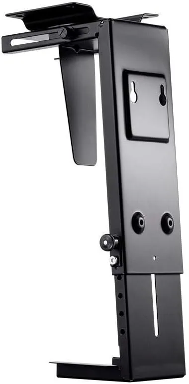 Monoprice PC Tower Holder - Adjustable Under Desk Mount, Designed for Use with Sit-Stand Desks - Workstream Collection