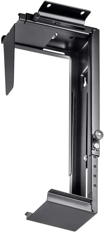 Monoprice PC Tower Holder - Adjustable Under Desk Mount, Designed for Use with Sit-Stand Desks - Workstream Collection