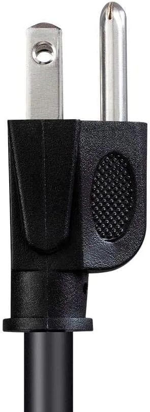 Monoprice Heavy Duty Power Cord - NEMA 5-15P to IEC 60320 C15, 14AWG, 15A/1875W, 125V