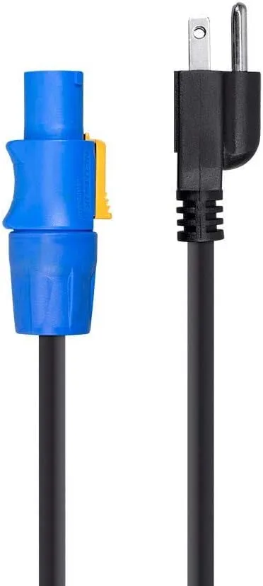 Monoprice Stage Right powerCON Cable NEMA 5-15P to Neutrik NAC3FCA 16 AWG