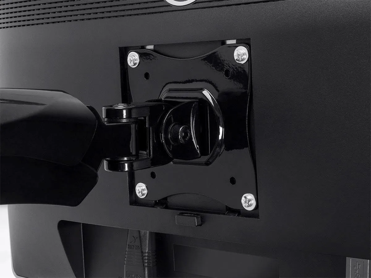 Monoprice Articulating Gas Spring Sit Stand Monitor and Keyboard Workstation Mount - for Displays 13in to 26in