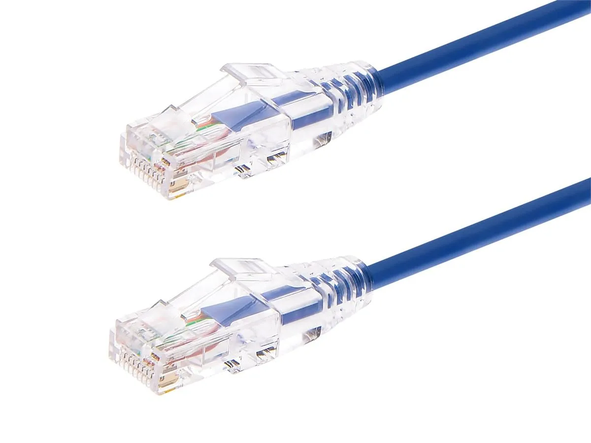 Monoprice SlimRun Cat6 UTP Ethernet Patch Cable 28AWG 550MHz Snagless