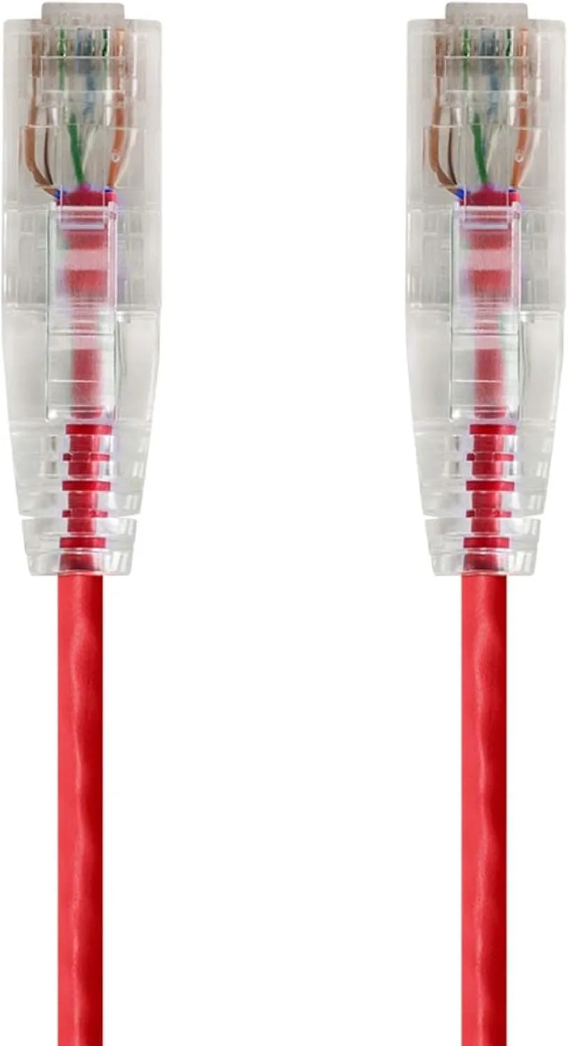 Monoprice SlimRun Cat6 UTP Ethernet Patch Cable 28AWG 550MHz Snagless