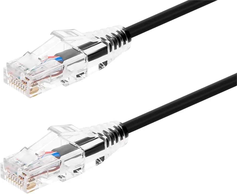 Monoprice SlimRun Cat6 UTP Ethernet Patch Cable 28AWG 550MHz Snagless