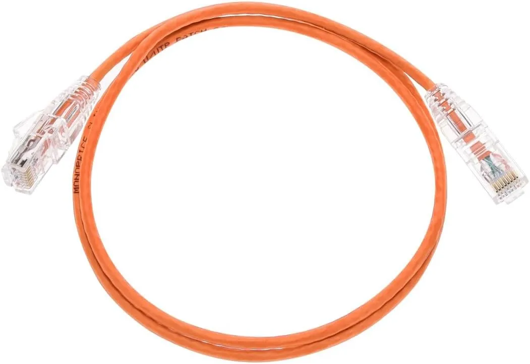 Monoprice SlimRun Cat6 UTP Ethernet Patch Cable 28AWG 550MHz Snagless