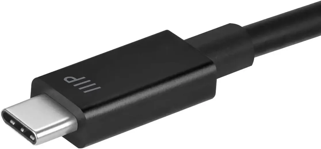 Monoprice Thunderbolt 4 Cable - Intel Certified, 40Gbps, 240 Watts Power Delivery, 8K Ultra HD, 1 Meter, Black