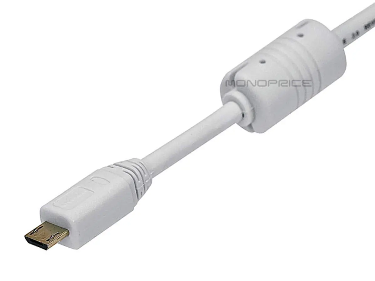 Monoprice USB 2.0 A to Micro 5-pin Cable, 28/24AWG, Gold-Plated
