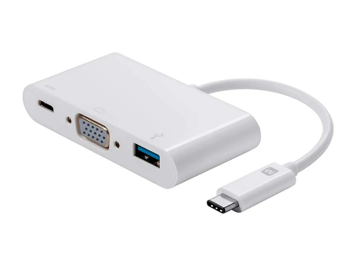 Monoprice USB-C to HDMI Adapter - Supports Up To 10Gbps Data Rate, USB 3.1 SuperSpeed, White - Select Series
