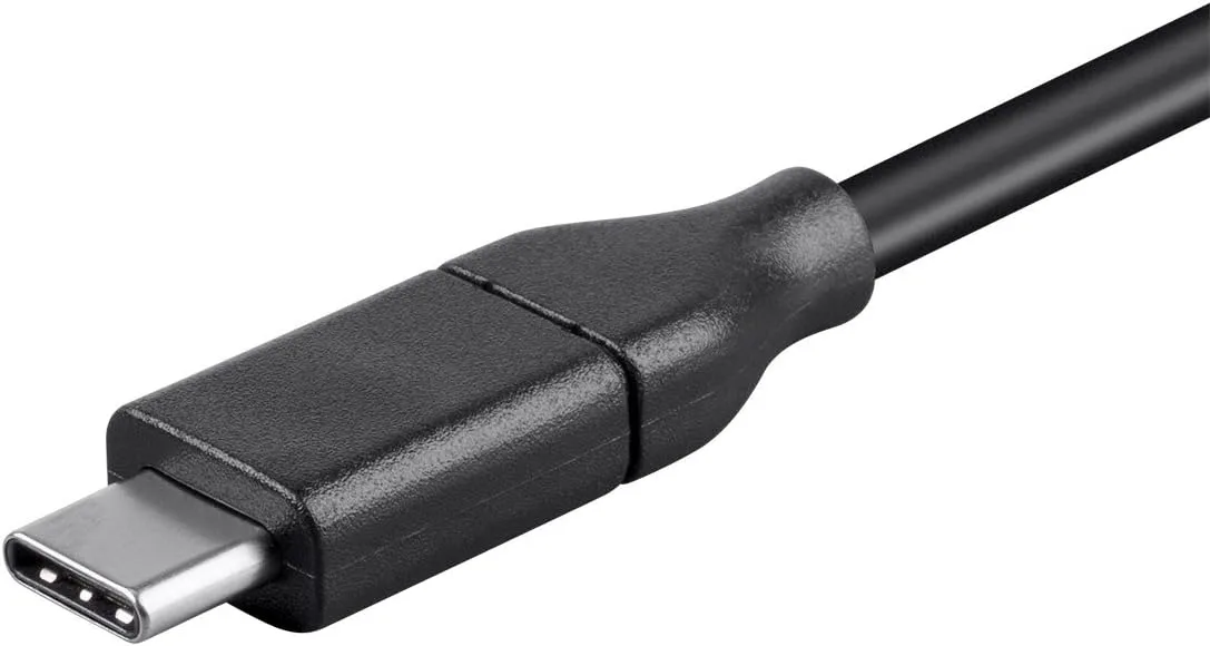 Monoprice USB C to HDMI 3.1 Cable - 5Gbps, 4K@30Hz, Type C, Mirror or Expand You PC Display, 3 Feet, Black