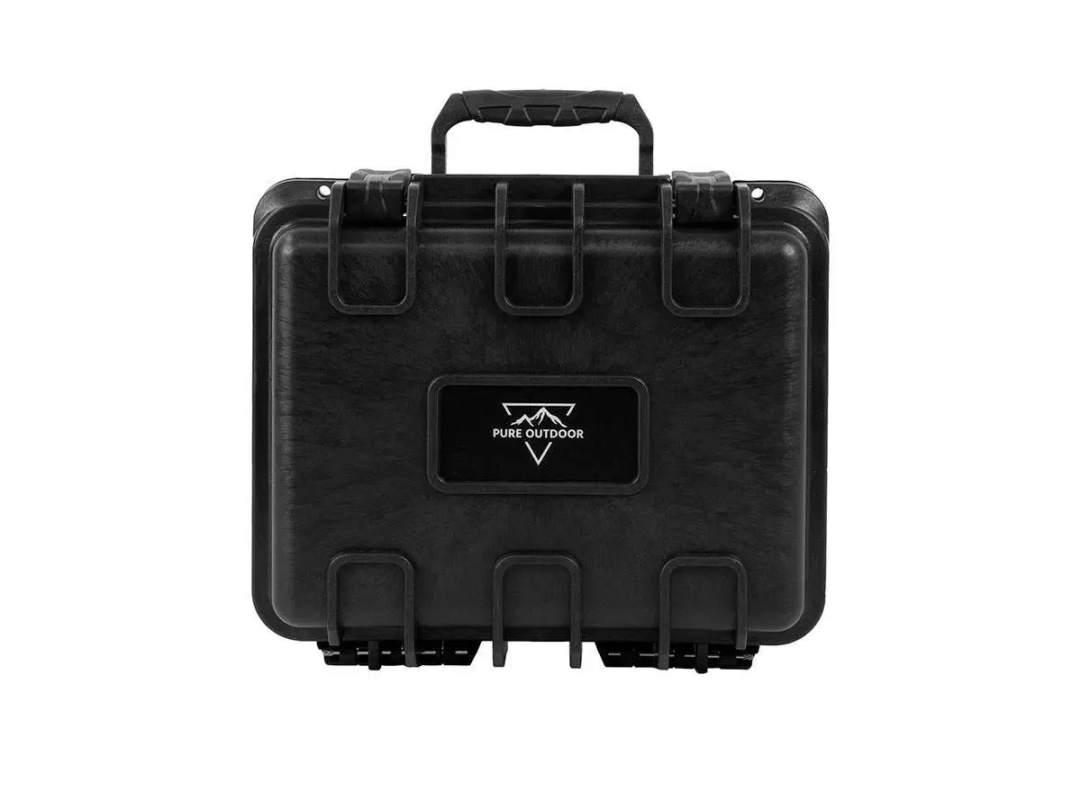 Monoprice Weatherproof/Shockproof Hard Case - Black Ip67 Level Dust and Water Protection Up to 1 Meter Depth