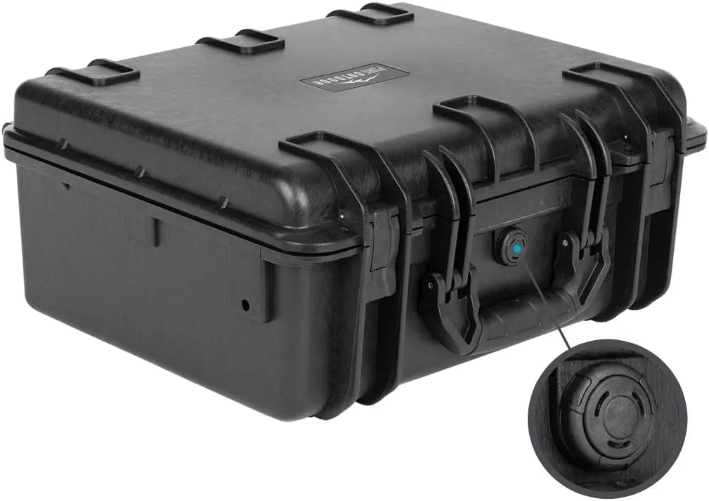 Monoprice Pure Outdoor Weatherproof Hard Case with Customizable Foam