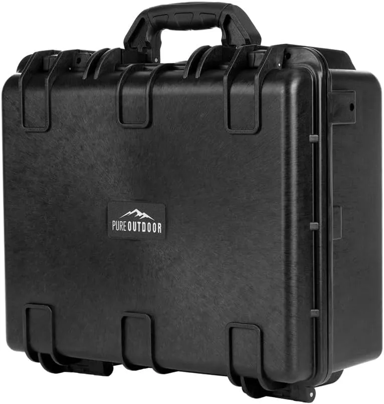 Monoprice Pure Outdoor Weatherproof Hard Case with Customizable Foam