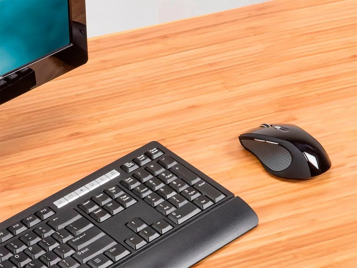 Monoprice Select Wireless Ergonomic Mouse - Two Additional Buttons, 2.4 Ghz Wireless Signal, Ideal for Work, Home, Office