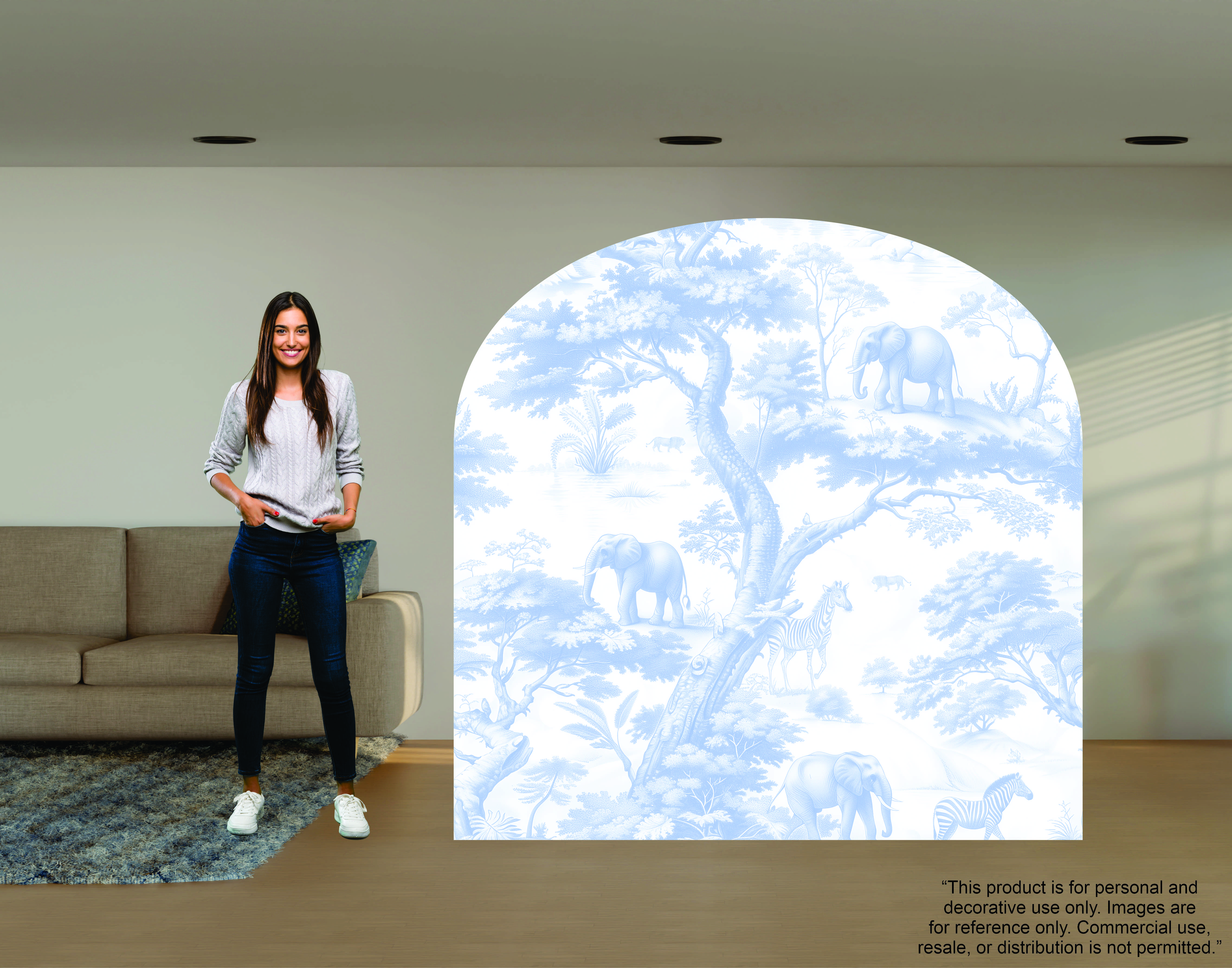 Baby Safari Backdrops Arqueado