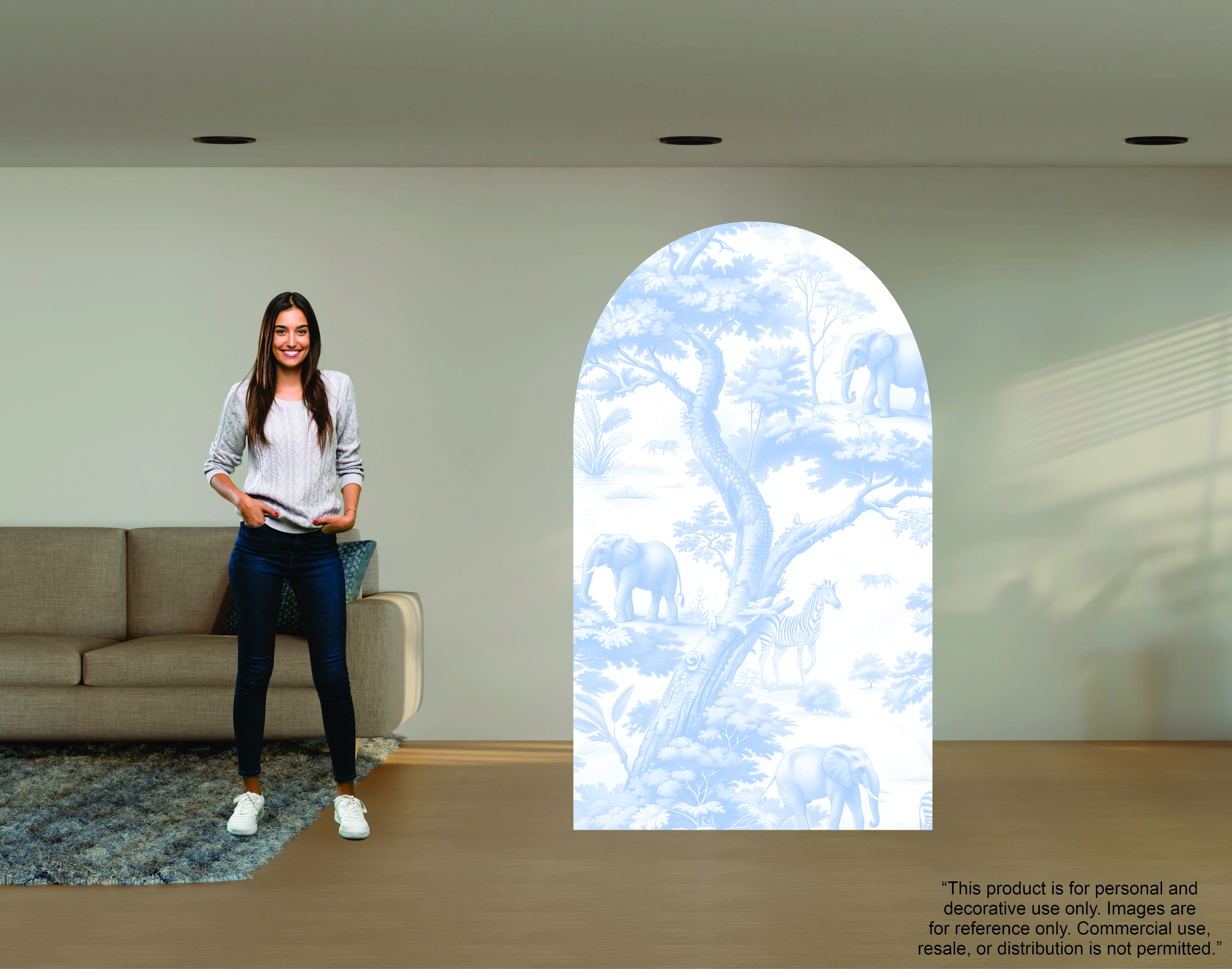 Baby Safari Backdrops Arqueado