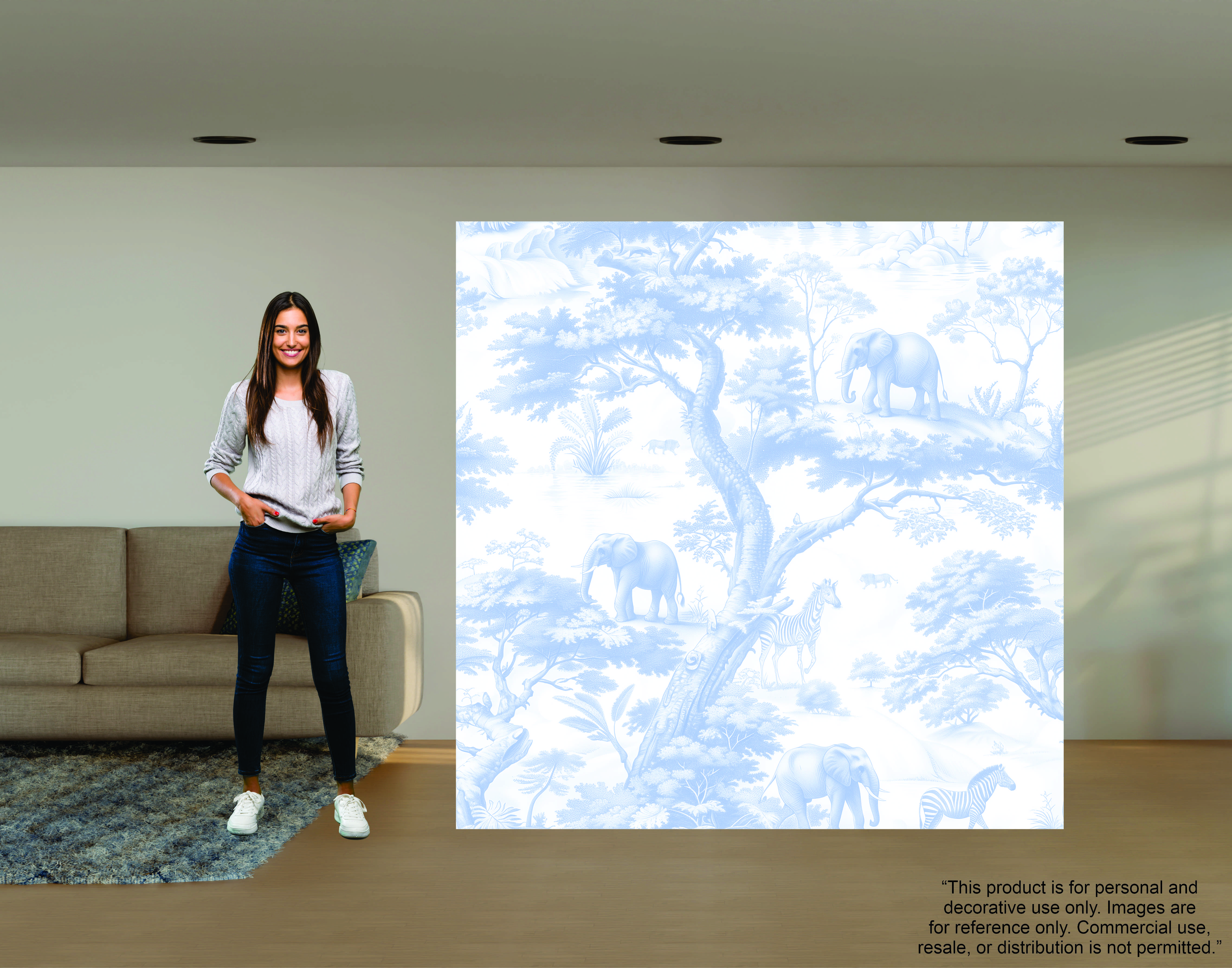 Baby Safari Backdrops Foamboard