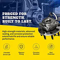 MOOG Front Wheel Hub Assembly for Chevrolet Silverado - 515058