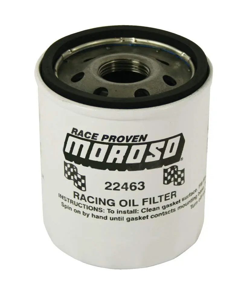 Moroso 22463 Racing Oil Filter 22mm Short Design