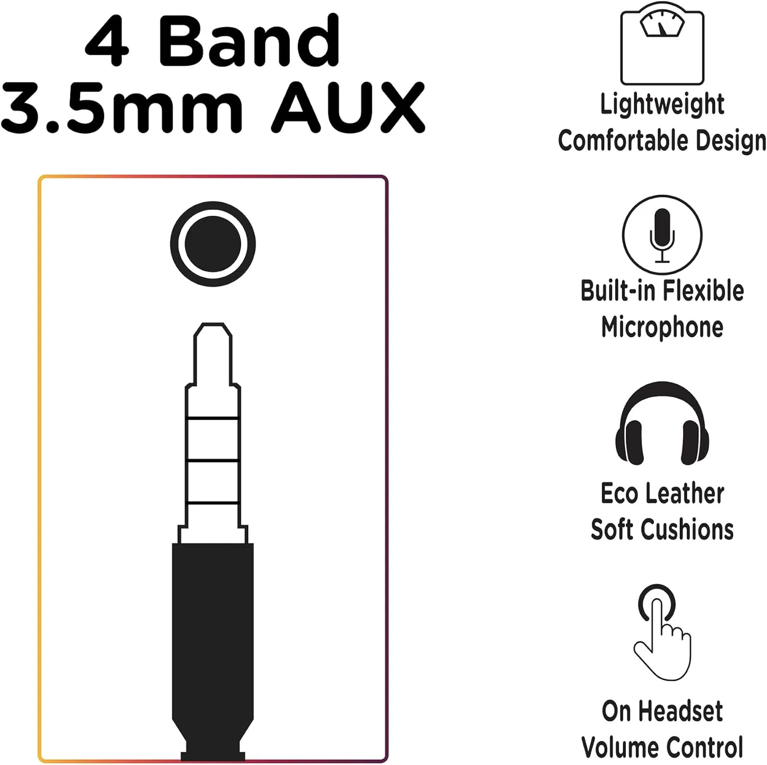 Morpheus 360 Basic Multimedia Stereo Headset - Adjustable Microphone - Lightweight Comfortable Design