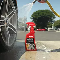 Mothers Polished Aluminum Wheel Cleaner, 24 oz. — Safely Cleans Uncoated Polished Aluminum & Anodized Wheels (06024)