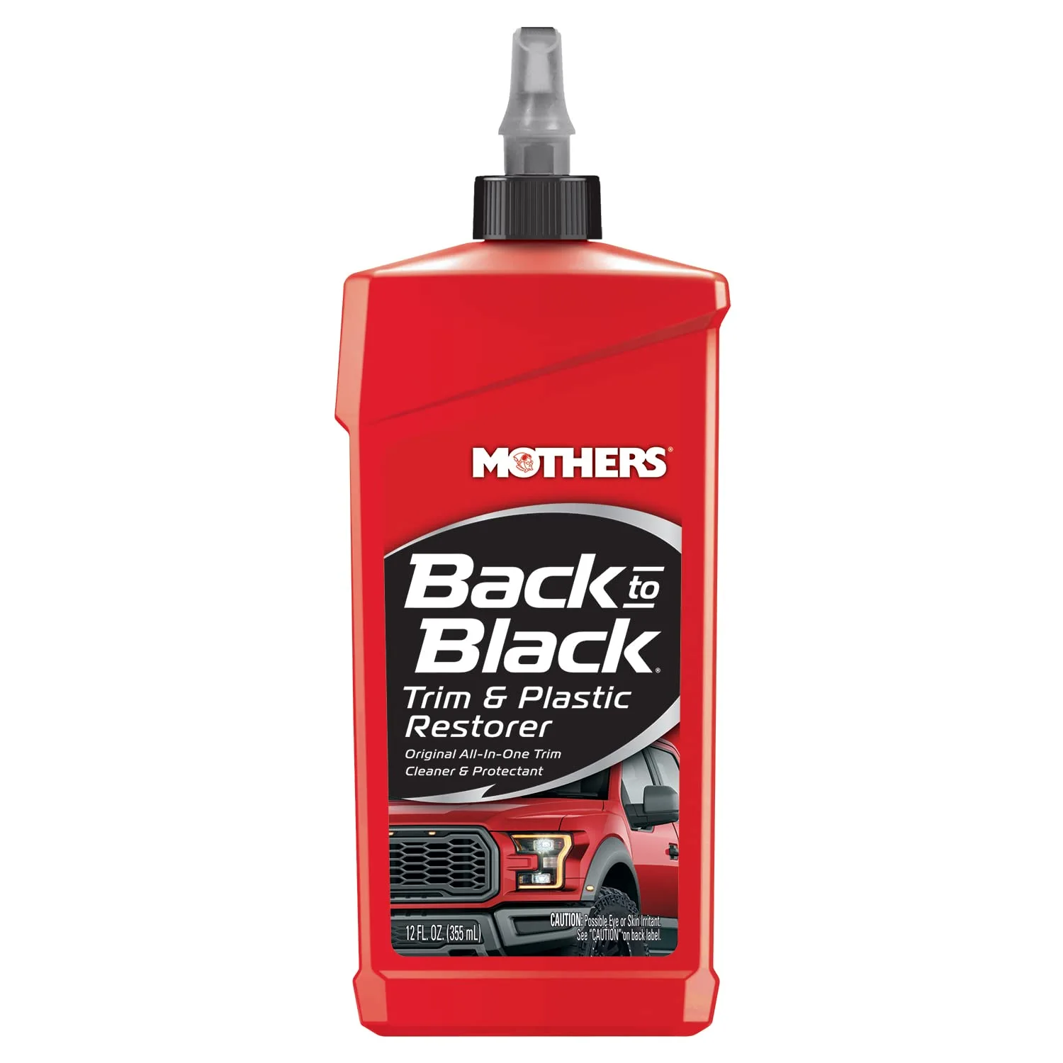 Mothers Back-to-Black Trim & Plastic Restorer, 12 oz (06112)