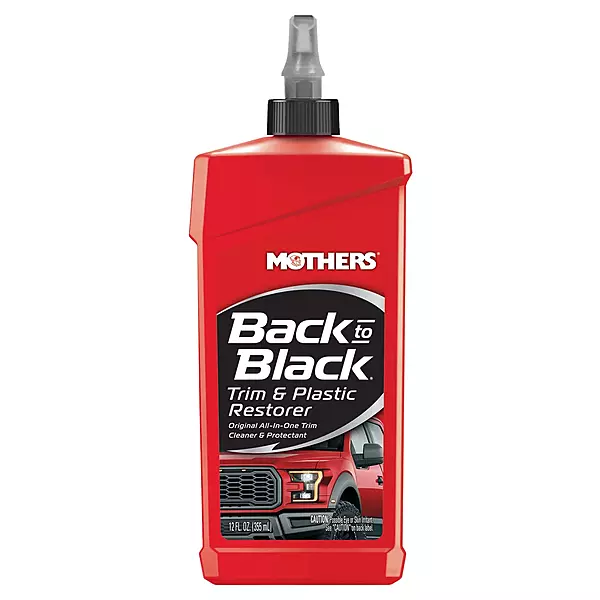 Mothers Back-to-Black Trim & Plastic Restorer, 12 oz (06112)