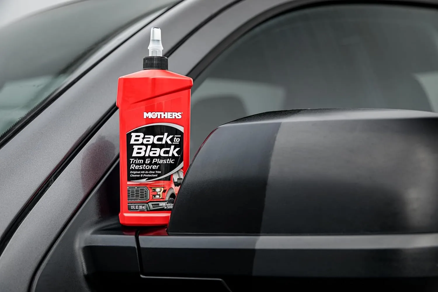 Mothers Back-to-Black Trim & Plastic Restorer, 12 oz (06112)