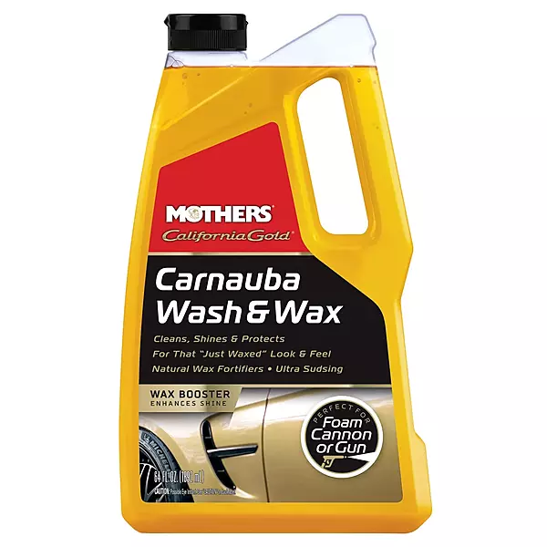 Mothers 05674 California Gold Carnauba Wash & Wax, 64 oz. 64 Fl Oz (Pack of 1)