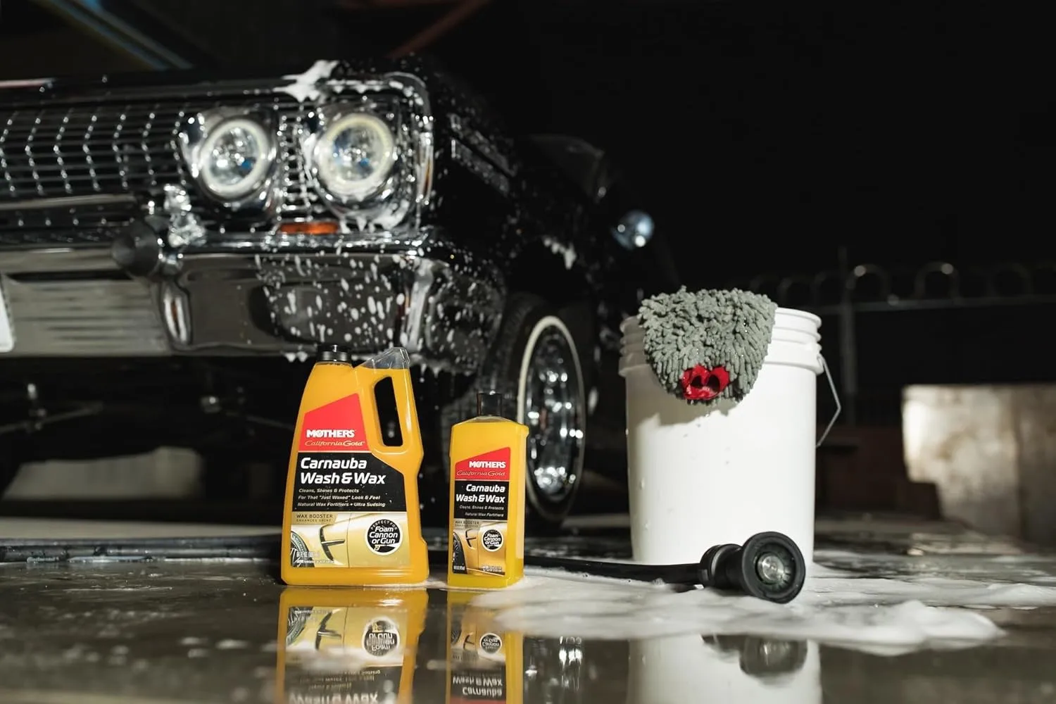 Mothers 05674 California Gold Carnauba Wash & Wax, 64 oz. 64 Fl Oz (Pack of 1)