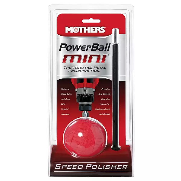 Mothers PowerBall Mini Polishing Tool with 10" Extension (05141)