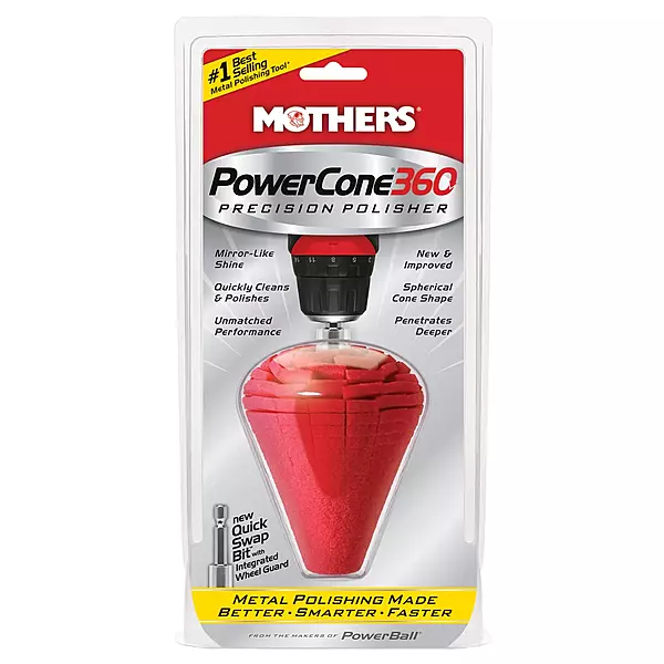 Mothers 05146 PowerCone 360 Metal Polishing Tool Single Unit