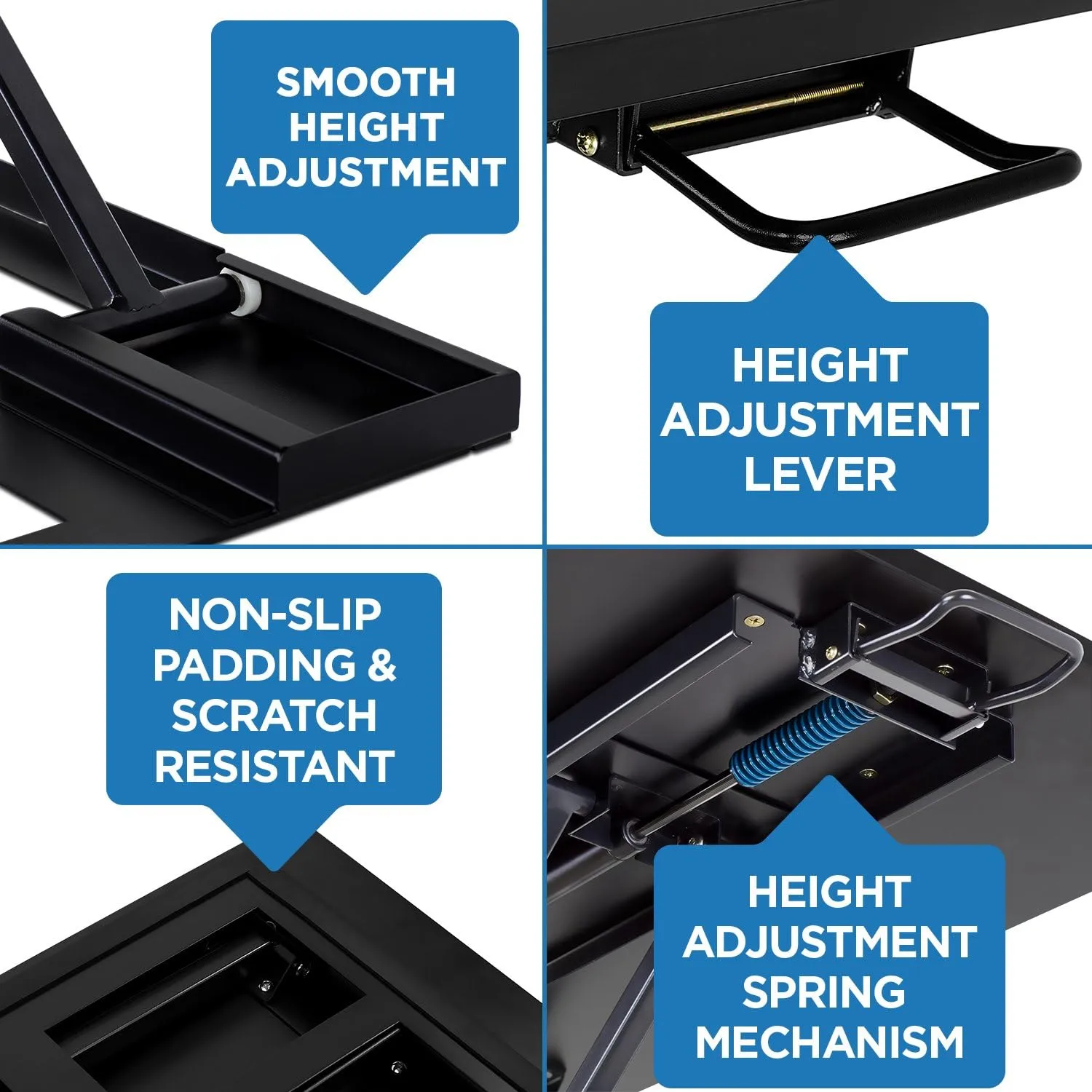Mount-It! Standing Desk Converter, Height Adjustable Sit Stand Desk, 32x22 Inch Preassembled Stand Up Desk Converter
