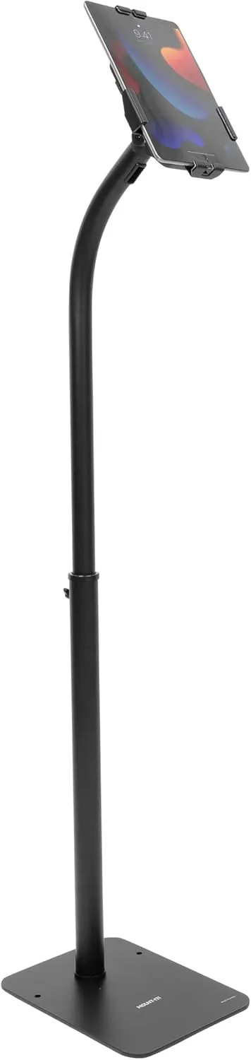 Mount-It! Universal Tablet Kiosk Stand, Anti-Theft Tablet Floor Stand with Lock for Business and Retail Use | Universal Fit