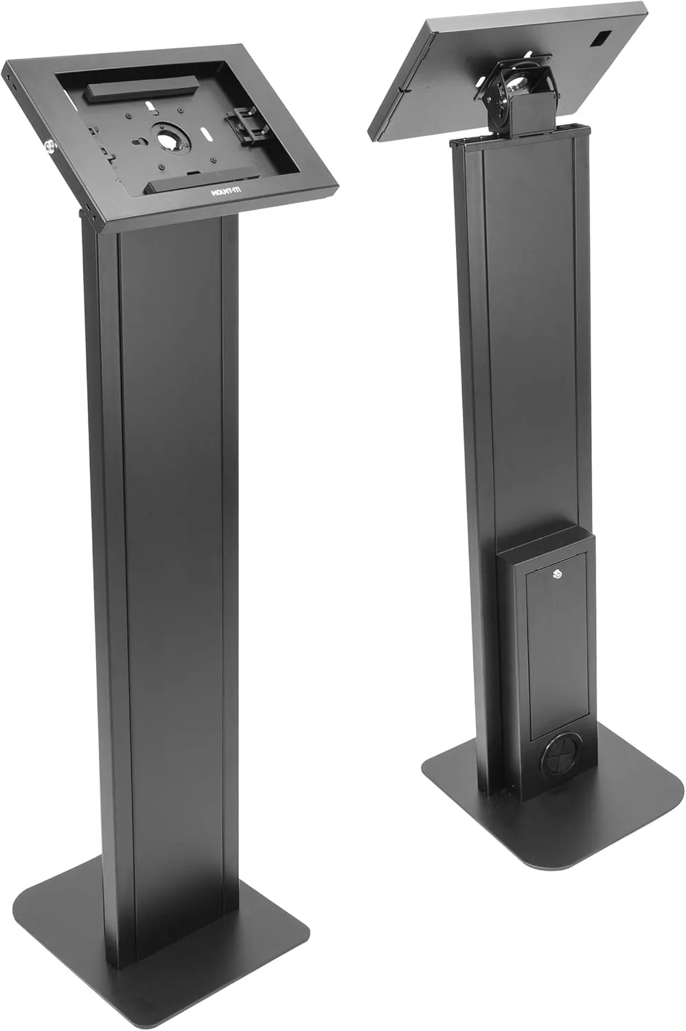 Mount-It! Anti-Theft Tablet Floor Stand Kiosk, Commercial Floor Kiosk with Universal Enclosure