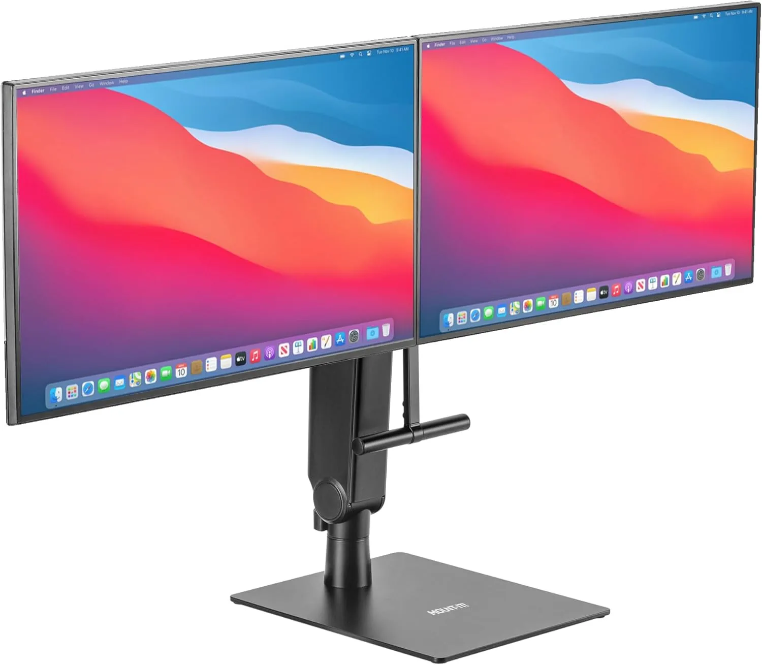 Mount-It! Freestanding Dual Monitor Stand 17" to 32", Height Adjustable