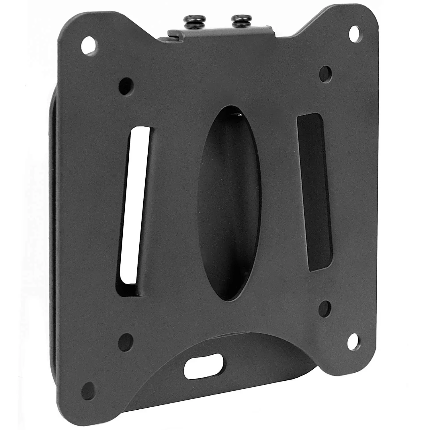 Mount-It! MI-203 Low Profile Fixed TV Wall Mount | Fits 13-32 Inch Screens | VESA 75x75 & 100x100 | Heavy-Duty Steel with 60