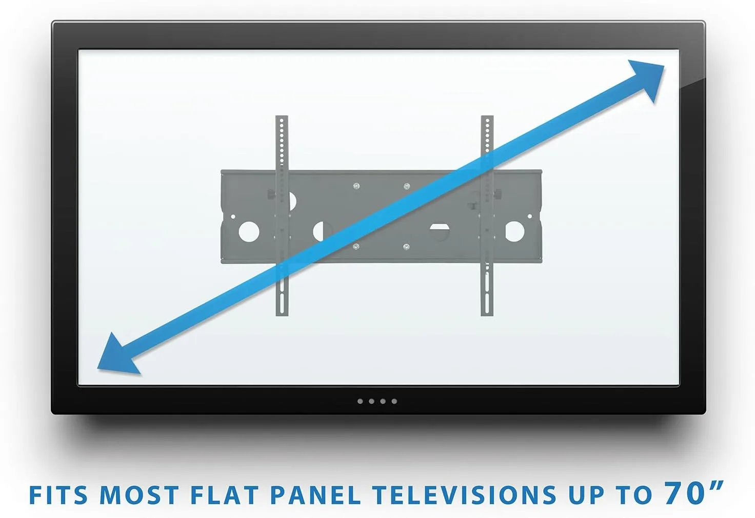Mount-It! Long Arm TV Wall Mount with 26 Inch Extension, Swing Out Full Motion Design for Corner Installation, Fits 40 50