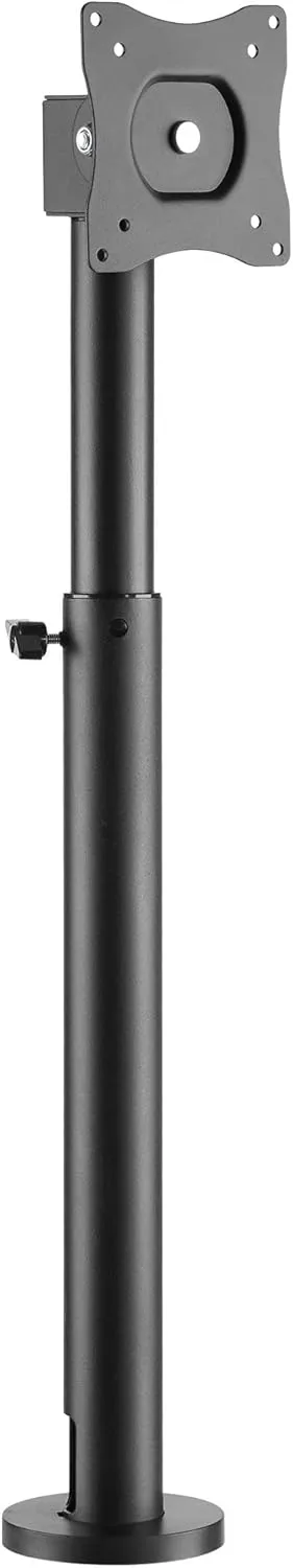 Mount-It! Point-of-Sale Register Stand for Checkout Stations and Screens with VESA Patterns | Height Adjustable Pole