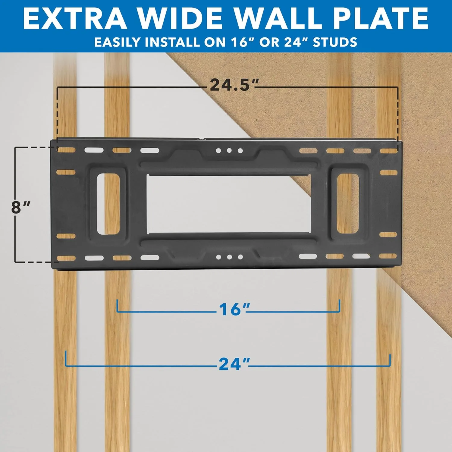 Mount-It! Long Arm TV Mount, Full Motion Long Extension Wall Bracket with 38.5 inch Extension,TV Wall Mount Fits Screens 40