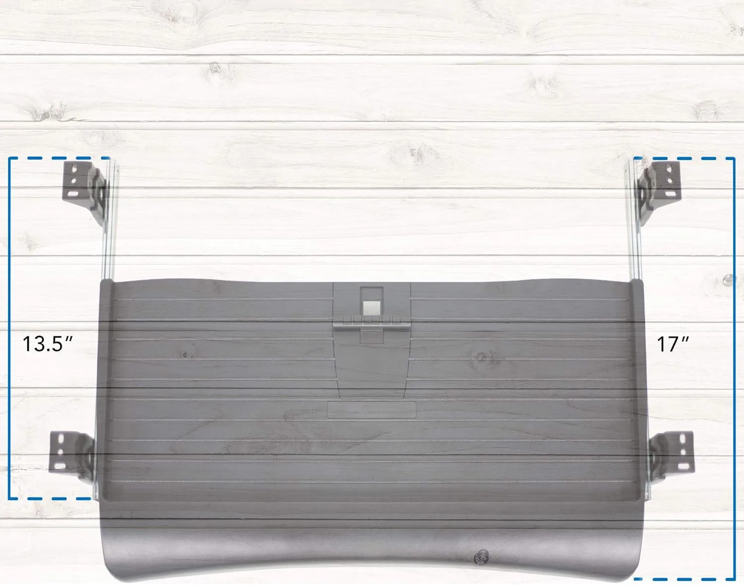 Mount-It! Keyboard Tray Under Desk with Adjustable Mouse Platform – Easy-Glide Sliding Drawer Under Desk Slide Out