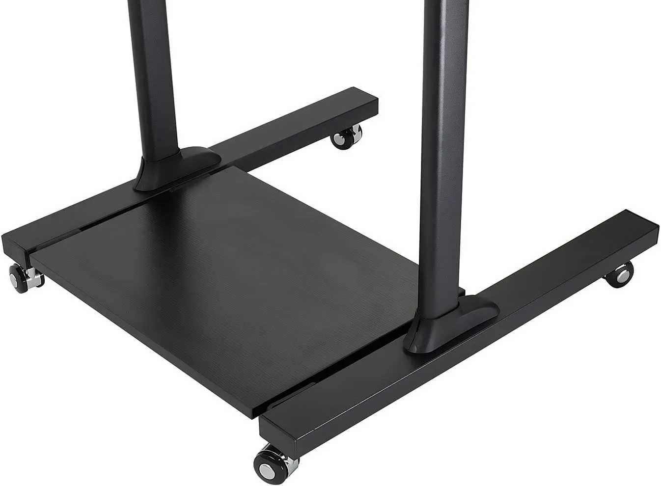 Mount-It! Mobile Computer Cart with Monitor Mount for Screen up to 32", Portable Desk on Wheels