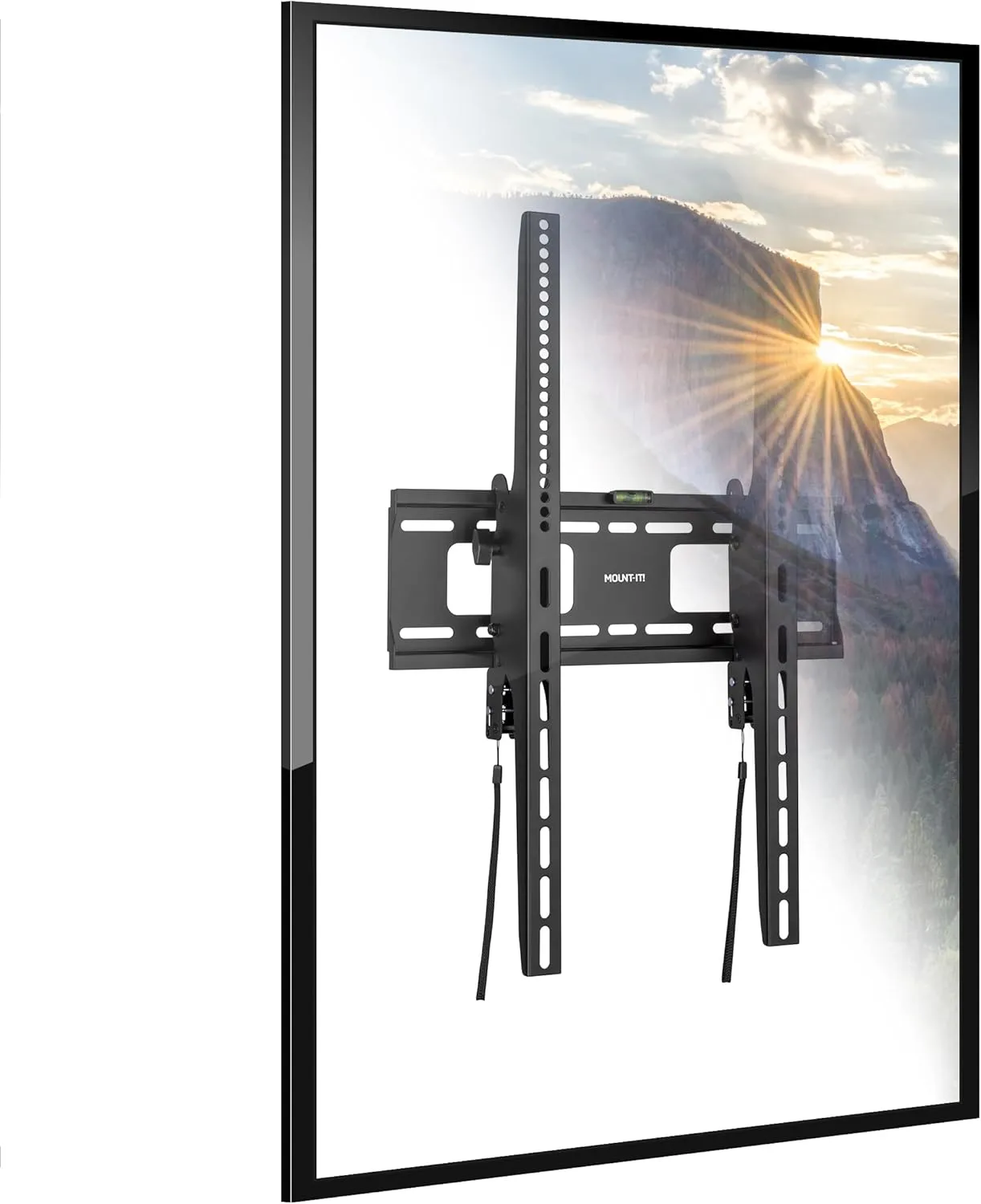 Mount-It! Portrait TV Wall Mount, Low Profile TV Mount for Vertical Mounting of Displays from 37" to 75"