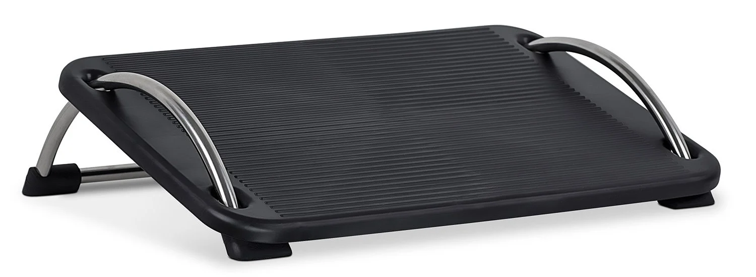 Mount-It! Tilting Footrest Under Desk | Ergonomic Office Foot Rest Adjustable | Computer Desk Foot Support | Large Platform