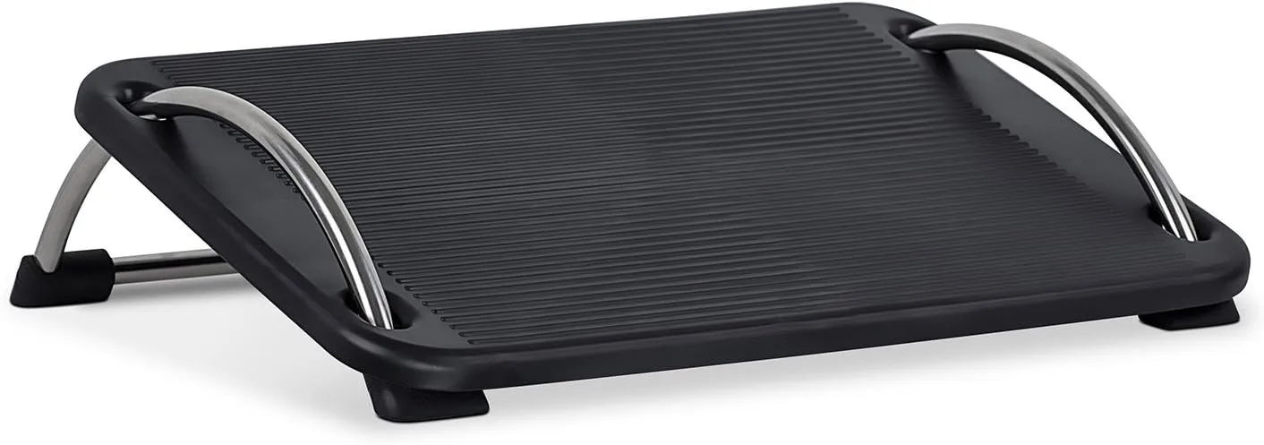 Mount-It! Tilting Footrest Under Desk | Ergonomic Office Foot Rest Adjustable | Computer Desk Foot Support | Large Platform