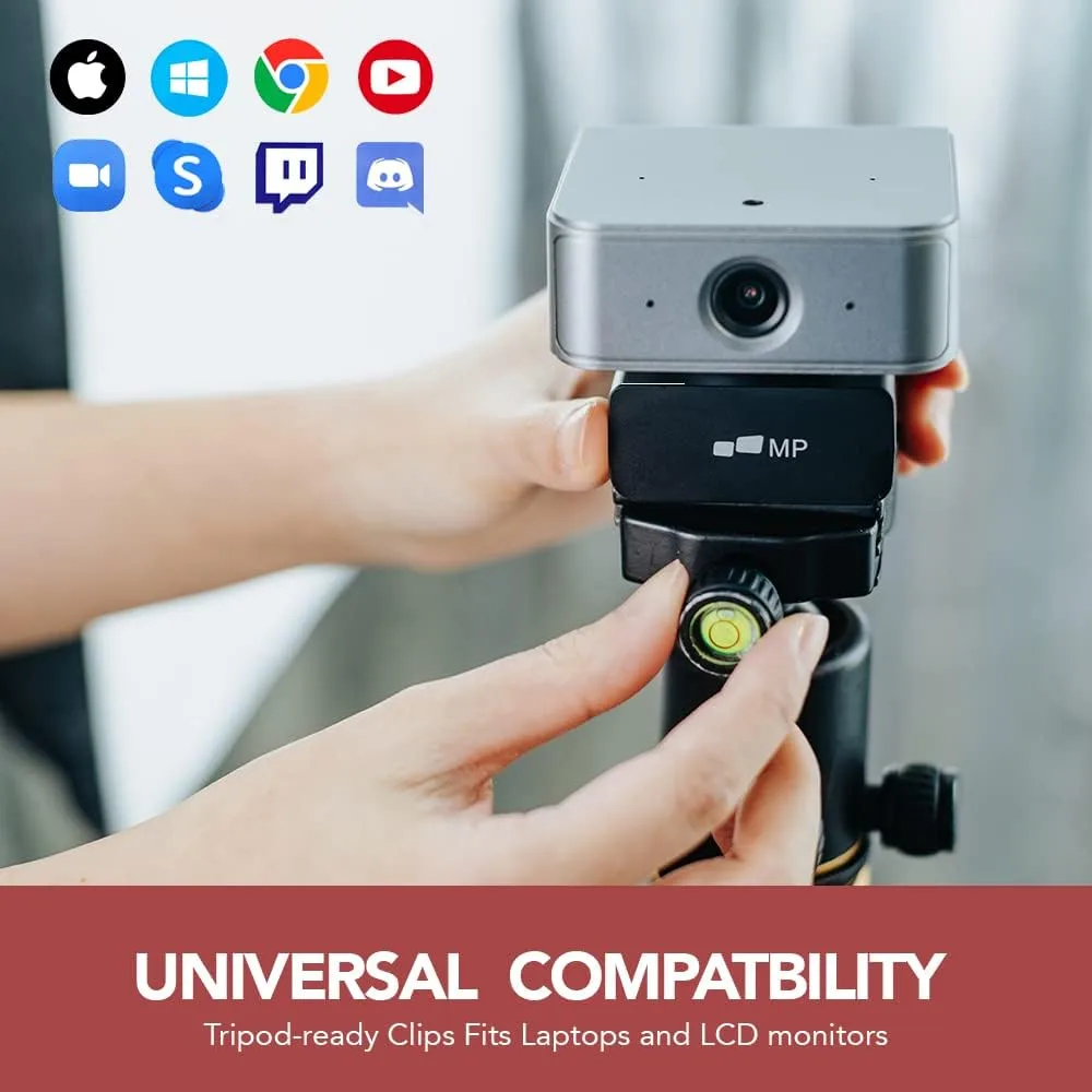 MP Mobile Pixels AI Camera FHD 1080p Webcam