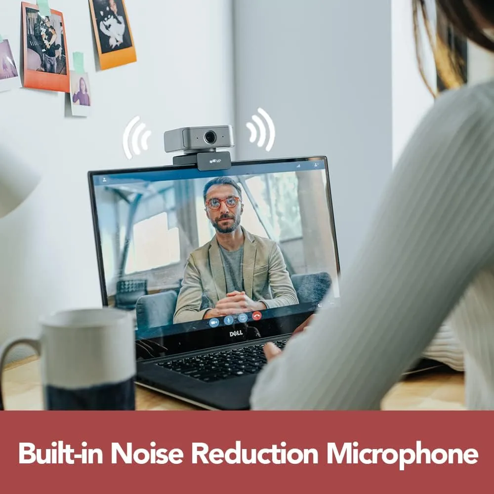 MP Mobile Pixels AI Camera FHD 1080p Webcam
