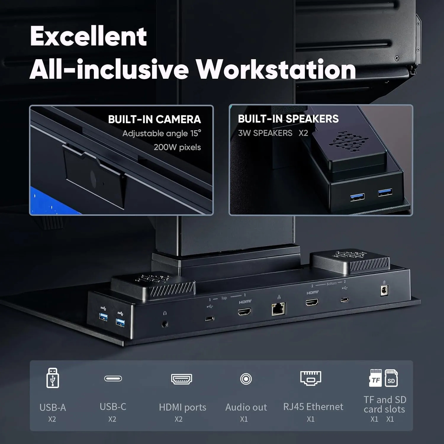 MP Mobile Pixels Geminos Dual-Stacked 24in Monitor