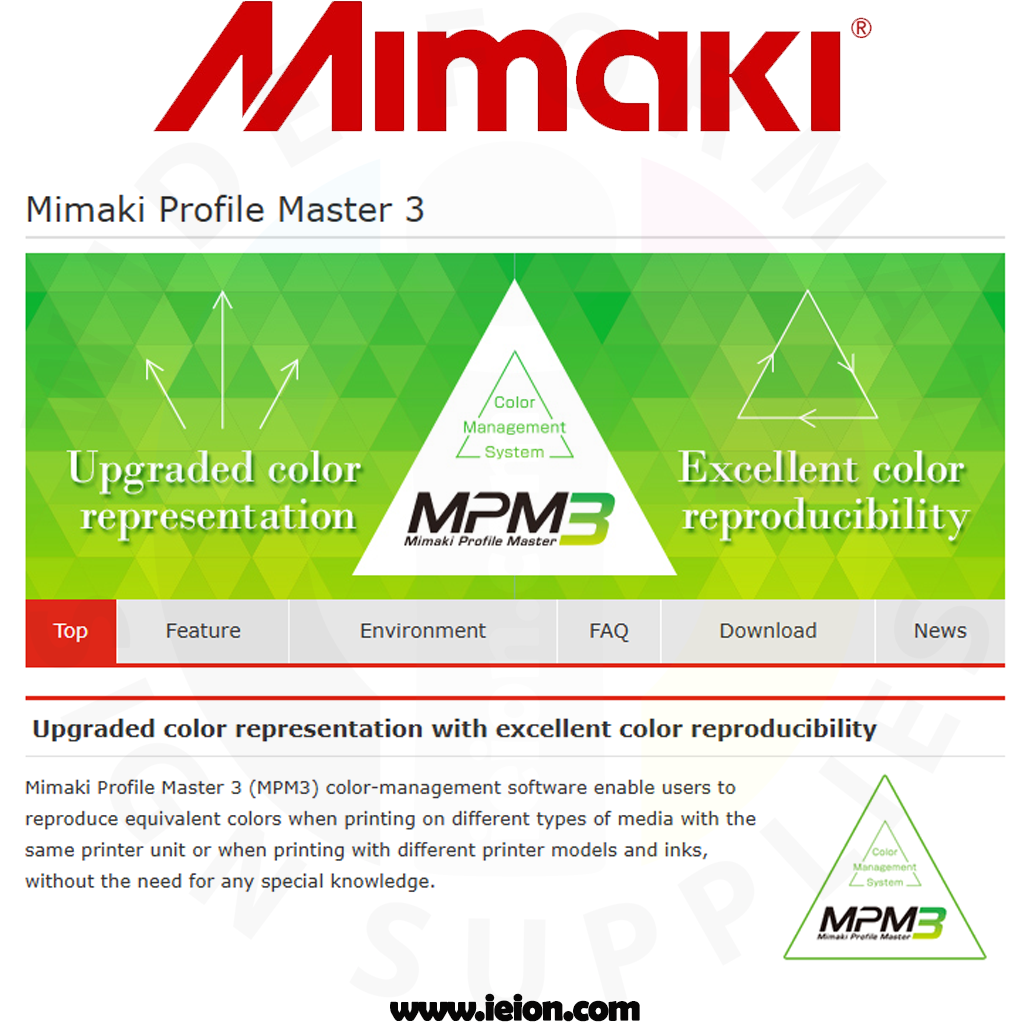 Mimaki Profile Master 3 (MPM3) Only